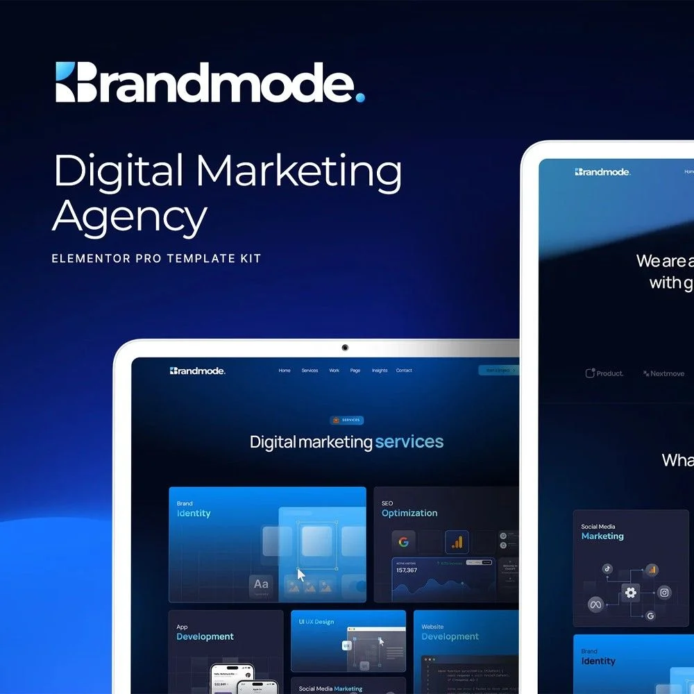 Brandmode – Digital Marketing Agency Elementor Pro Template Kit